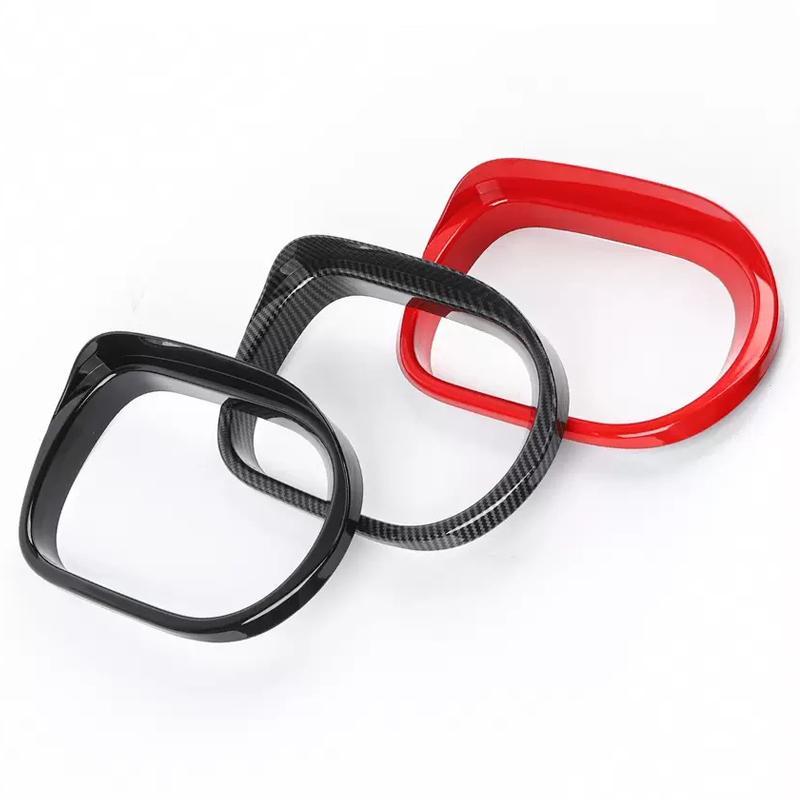 Car Rearview Mirror Rain Eyebrow Cover Frame For Mini Cooper F65 F66 F67 U25 Countryman 2024 2025 Exterior Car Accessories