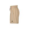 Jordan Pantalones cortos casuales de color sólido con cordones Jumpman de tiro medio para niños Caqui HM4589-289
