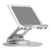 Foldable Phone Stand 360 Degree Rotation Adjustable Height Aluminum Desk Stand with Stable Base for Laptops Under