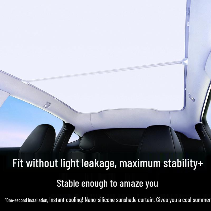 Model Y 3 Refresh Graphene Laser Sunshade for Sunroof: Sun Protection & Heat Insulation