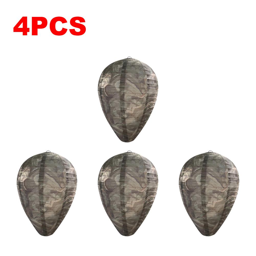 2-5pcs Hanging Wasp Deterrent Paper Hornet Fake Wasp Nest Repellent Hornets Safe Fake Trap Safe Garden Repellent Trap for Yard