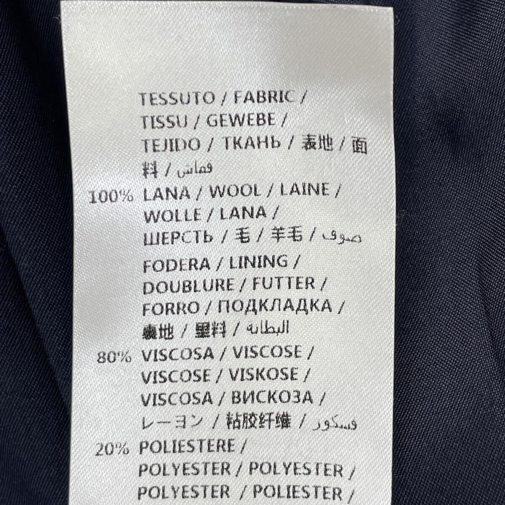 GUCCI 455739 2018 Navy Wool Chester Coat coat 36 NavyUsed