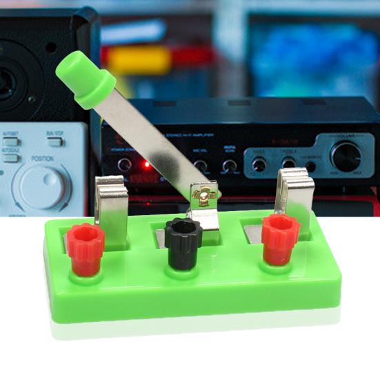 Jednopólový spínač Snadno ovladatelný výukové nástroje Jednopólový jednopólový spínač ABS pro elektrické experimenty