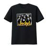 Vintage Rockmusik Jackyl Band Gruppenfoto Druck Lässiges Cooles T-Shirt Vintage Unisex Vielseitig Leicht Dehnbar