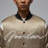 Jordan MVP Woven Baseball Collar Puffer Jacket Brown Men's HF9298-257