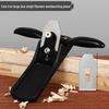 Handcrafted Cast Iron Woodworking Planer: Multi-functional Carpenter's Tool with Straight Trim, Hand-Push Roller, and Bird Plane Blade.