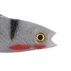 Colorful 8cm Soft Fishing Lures 3D Eyes T Tail Artificial Swimbait Artificial Fish Silicone Simulated Fake Bait Sea Fishing