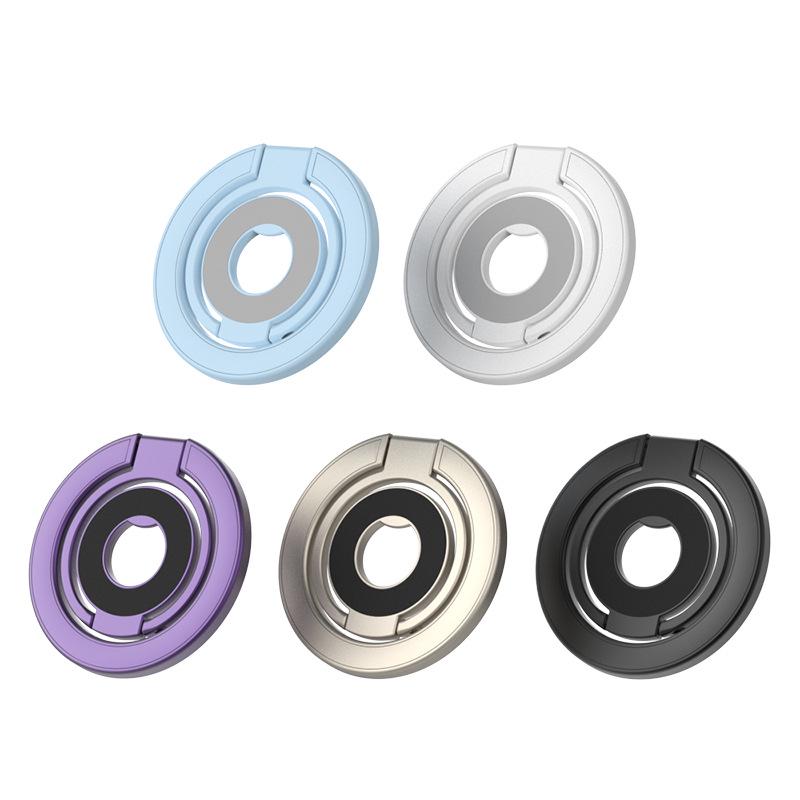 Magnetic Double-Sided Rotating Phone Stand & Finger Ring Holder
