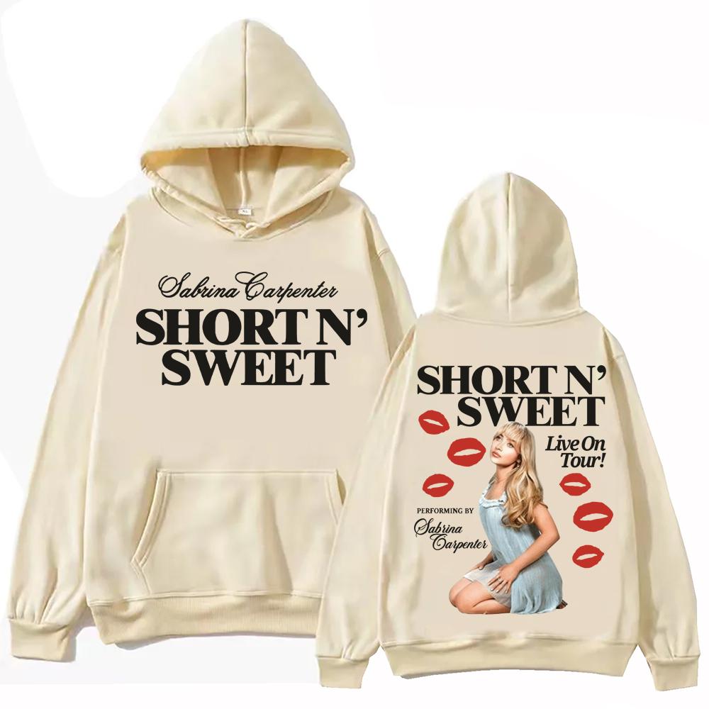 Sabrina Carpenter Wereldtournee 2025 Hoodie Man Vrouw Harajuku Lange Mouw Pullover Tops Sweatshirt Cadeau