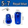 Burgundy/Sky Blue/Royal Blue Aluminum Alloy Colored Coupling Length:25mm Specification:3~10 Full Series Rigid Coupling Set Screw