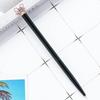 1 Piece Diamond Mouse School Pen Bullet Point Metal Ballpoint Pen Black Writing Pen For Student Rose Gold Stationery