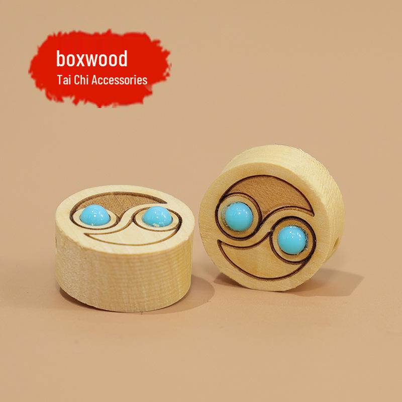 Бирюзовый самшит с инкрустацией Брелок и подвеска для украшений