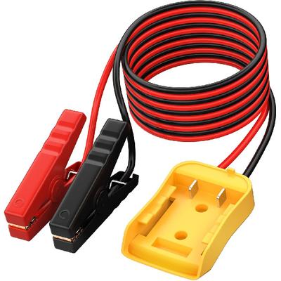 6FT Jumper Cable Clamps With Power Wheel Battery Adapter 20V Battery Jumper Starter For Car Jump Starting Using Tool