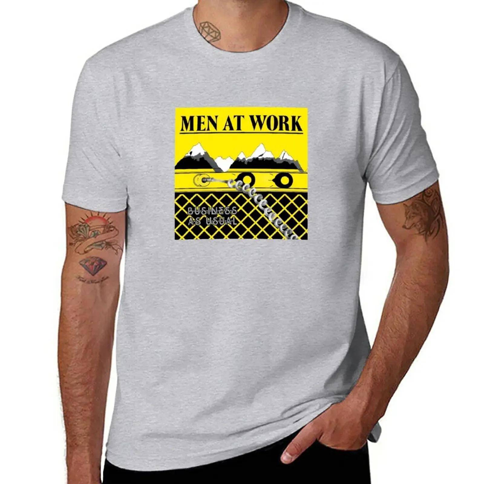 

Men At Work TShirt animal prinfor boys graphics mens big and tall t shirts S