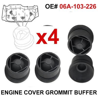 4Pcs Motor Schutz Bord Gummi Abdeckung Puffer Block Für VW Seat Skoda Bora Jetta Golf 4 MK4 Touran 1,6 2,0 06A 103 226