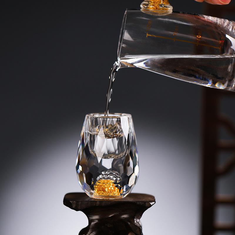 Elegant Crystal Wine & Liquor Glass Set - High-End Drinkware Collection