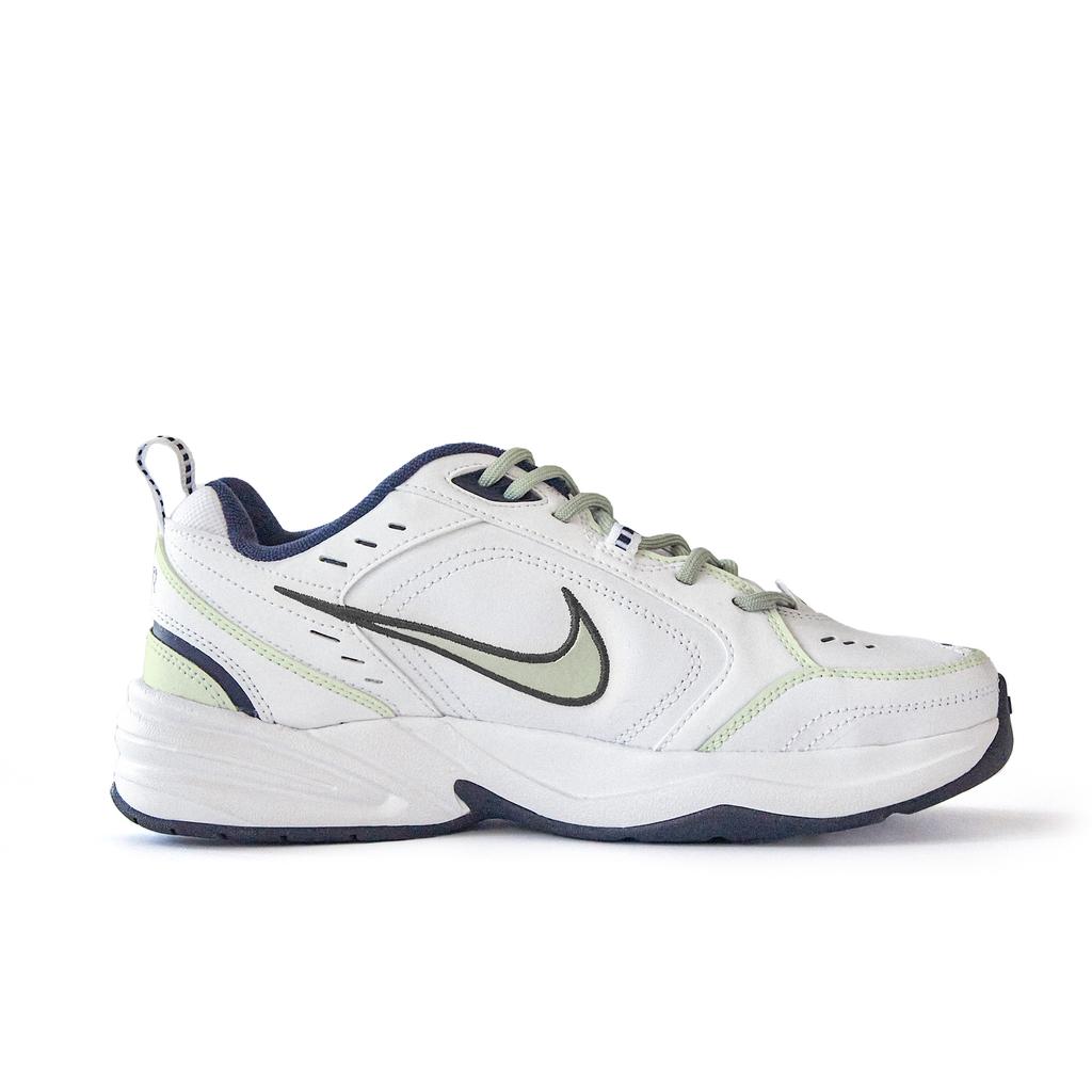 Nike Air Monarch 4 Wanzhou, Small Flower Slip Resistant Abrasion Resistant Low top Chunky Sneakers Unisex Light Green 415445-102(Team676-)