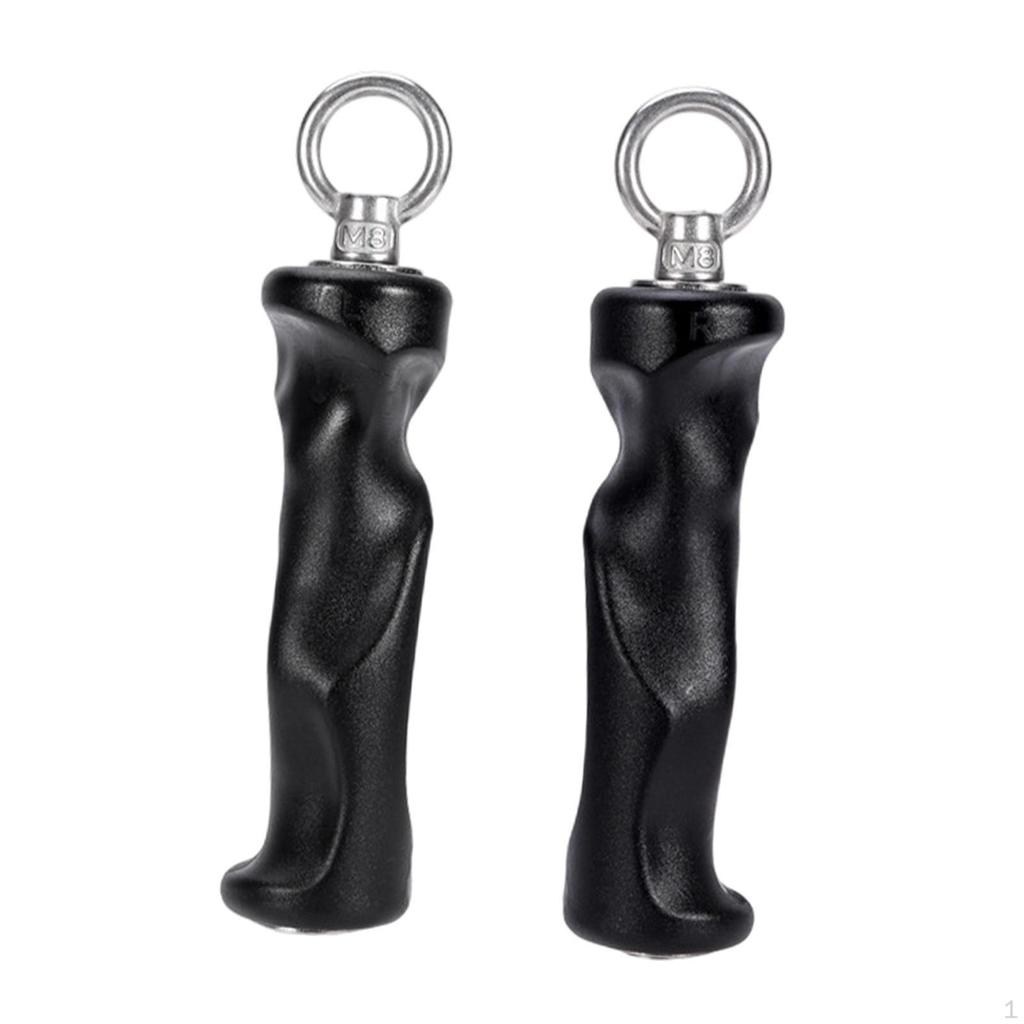 2 Pieces Pull Up Grip Handles Workout Handle Pair Cable Machine Non Slip Bodybuilding Fitness
