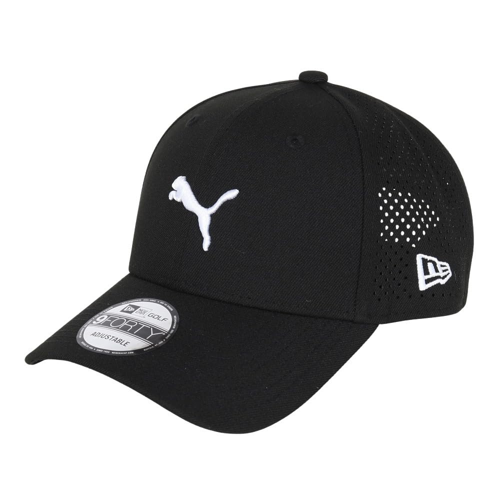 Гольф PUMA x NEW ERA 9FORTY PG Черная Кепка_02771501_Puma