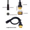 DC5525 Female To XT60 Female Adapter Cable 12AWG for Solar Panel Charging and Outdoor Power Solution 30cm