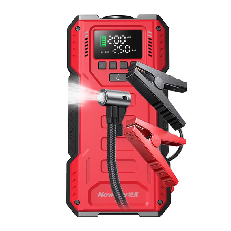 Newsmy 12V Car Jump Starter & Air Compressor with Tire Pressure Monitor