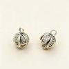Alloy Retro "Waking Lion" Wealth & Fortune Lucky Cat Pendant with Lily of the Valley and Lotus Flower Necklace Accessories