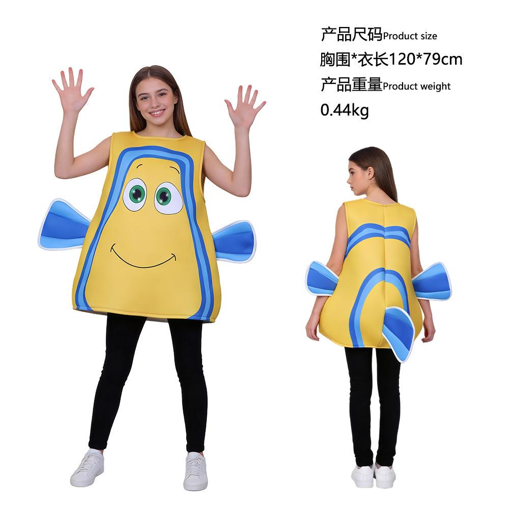 2 Finding Nemo with the same cos suit, clown fish Nemo blue Tang king fish Dolly stage performance sponge suit