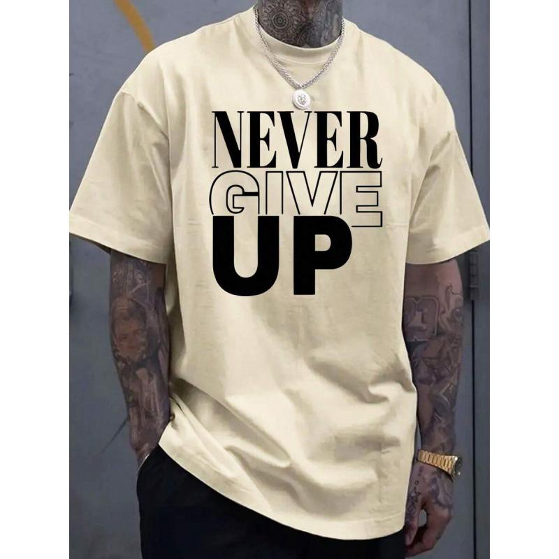 Fashion Printed Short Sleeve Loose Comfort Top Pure Cotton T-Shirts Men’s