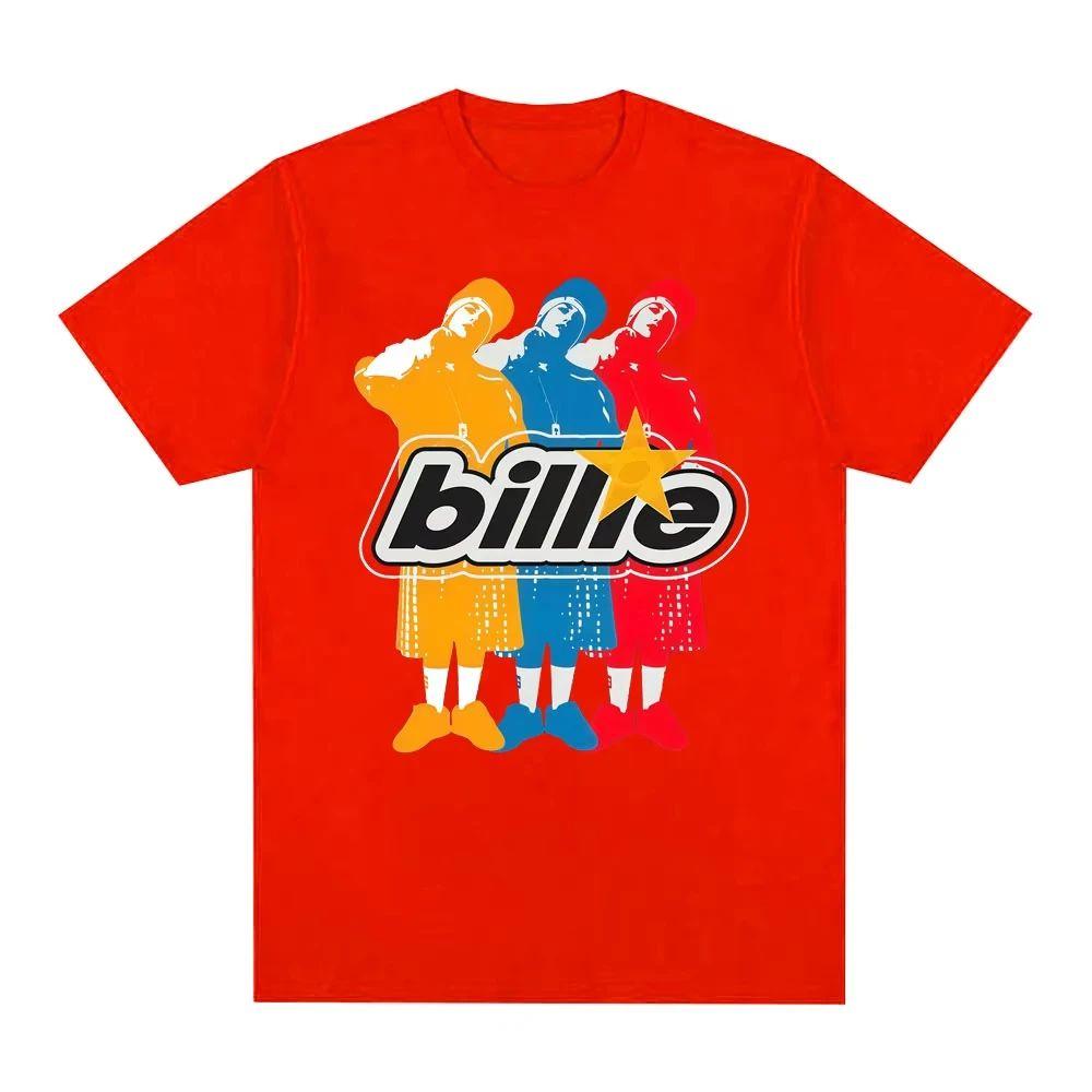 Sängerin Billie Eilish Gleicher Stil Druck T-Shirts Sommer Oversized Grafikshirts Herren Damen Y2k Hip Hop Kurzarm T-Shirt
