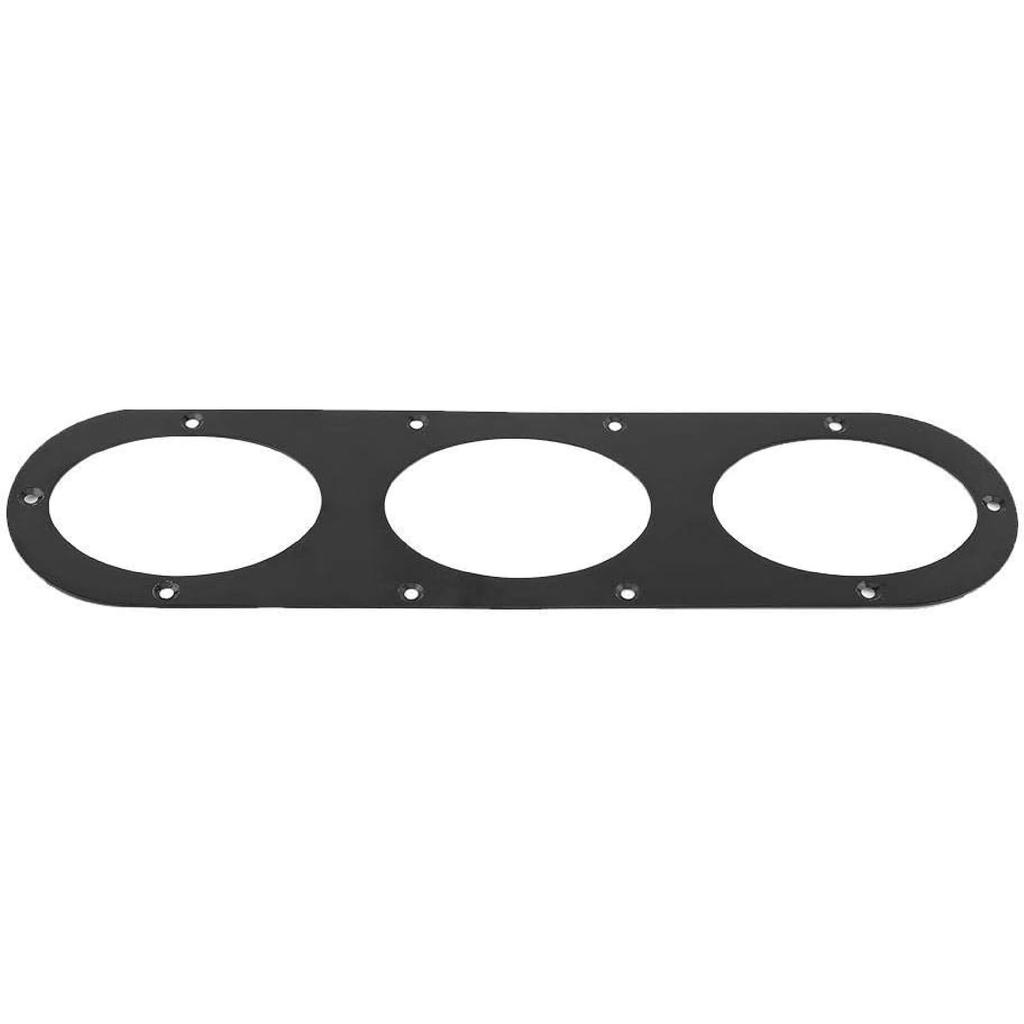 Rear Bumper Diffuser Panels, Pack of 2 Universal Aluminium Alloy Car Rear Bumper Race Air Diversion Diffuser Panel Car Styling Part with Screw