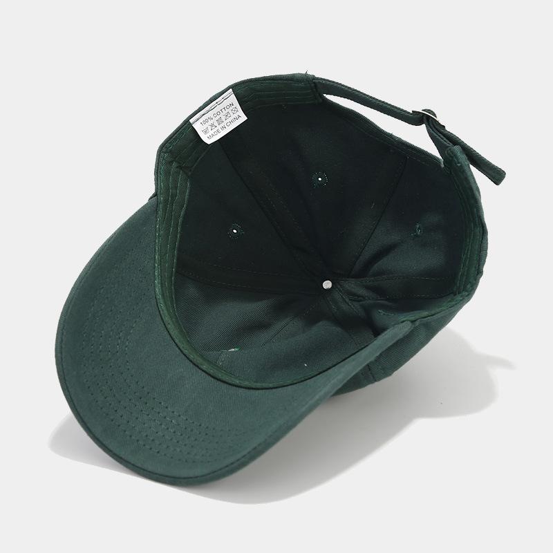 New Clover Embroidery Soft Top Baseball Cap Men's Personality Versatile Cap Women's Fashion Sunscreen Hat