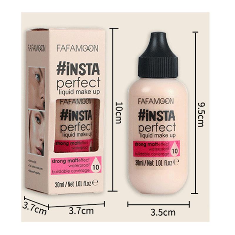 8 Colors Foundation Lasting Liquid Concealer Non-removal Foundation Oil Control Lightweight Moisturizing Hydrating Contour Concealer 30ml