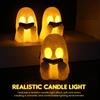 Halloween Ghost Night Light Warm Light Cute Ghost Lamp Battery Powered 3D LED Ghost Night Light for Bedroom Study Room Reader