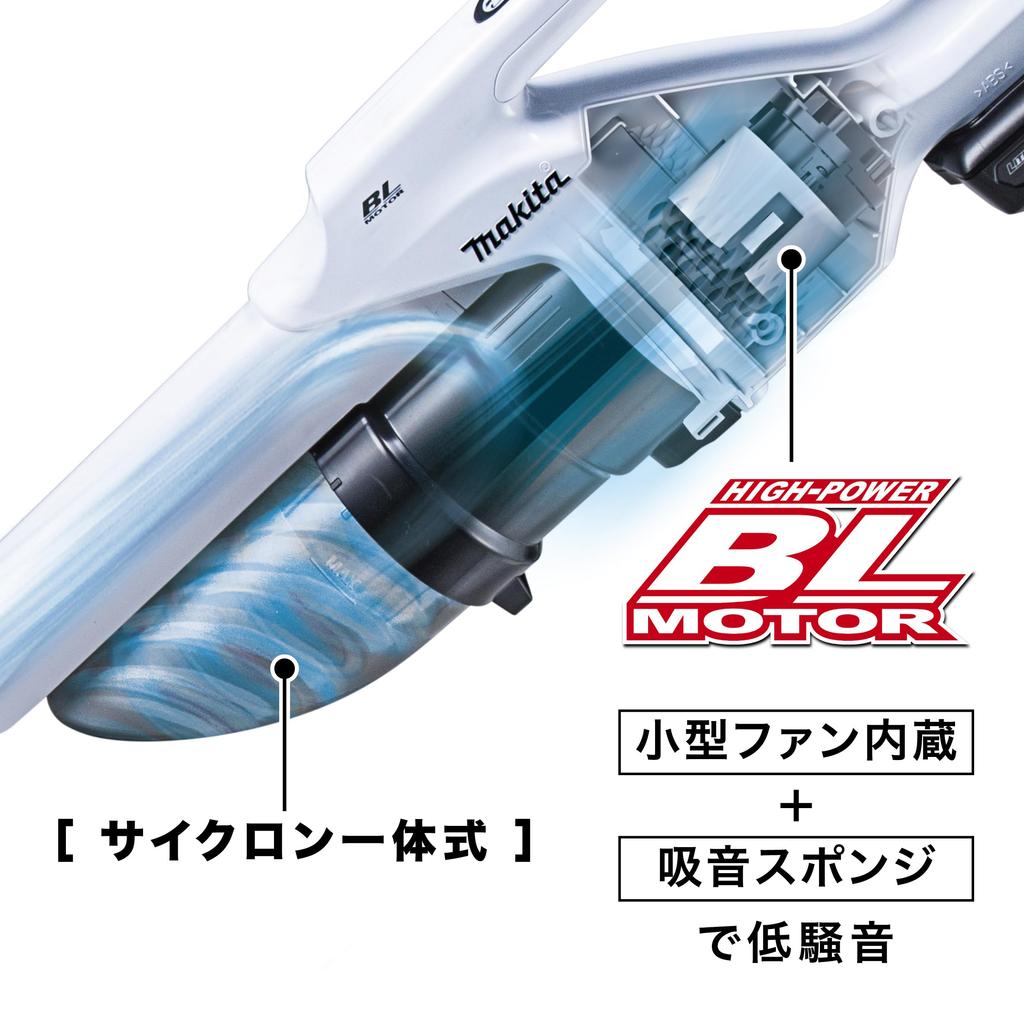 Makita Cordless Vacuum Cleaner Battery and Charger Included CL200FDSHW 10.8V 1.5Ah