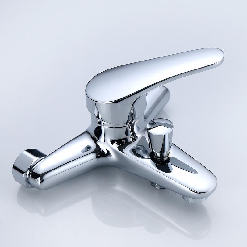 Wall Mounted Shower Faucet Mixing Valve Bathroom Hot Cold Water Mixer Tap Household Toilet Mixer Bathtub Faucet