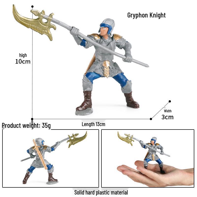 European Mythical Pegasus Unicorn Toy Model: Elf, Mythical Creature, Magic Beast 