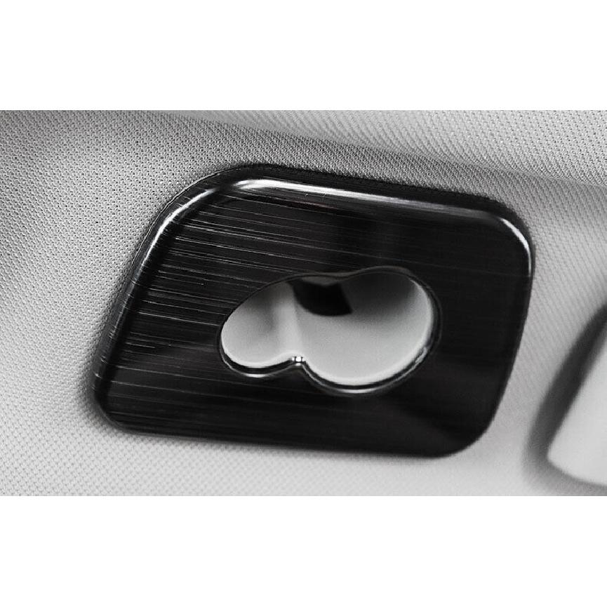 Fit For Volvo XC90 2016-2023 Black Titanium Roof Sunroof Hook Frame Trim 4PCS