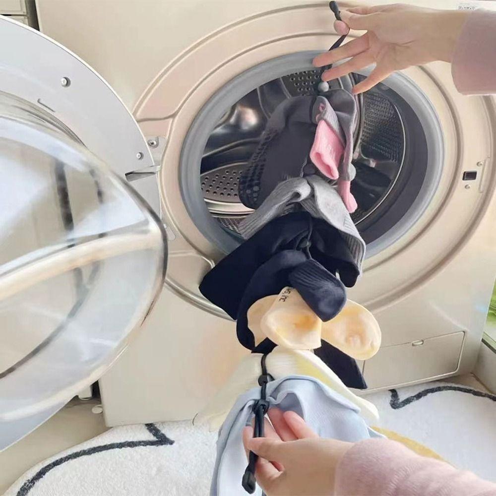 3Pcs Plastic Sock Lanyard Large Capacity Sock Hanger Multifunctional Sock Drying Device  Laundry