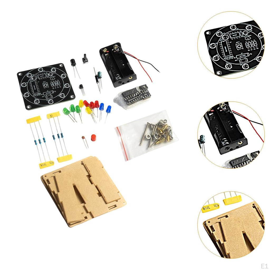 Kit DIY Electronic Ruletă Norocoasă Placă de Antrenament Electronic Suită Rotativă Componentă Lipire