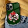 Poker Playing Card Soft Phone Case for iPhone 17 Air 16e Pro max 15 Pro 13 14 Plus 11 12 MagSafe Magnetic Coque