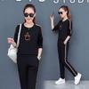 Women's European and American Spring/Autumn Fashion: Long-Sleeve Sweater Two-Piece Casual Sportswear Set
