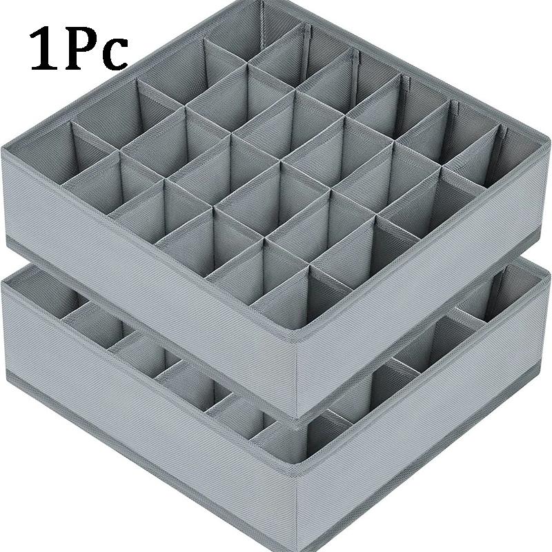 

Складной бытовой органайзер для хранения нижнего белья с 24 отделениями, шкаф, ящик для хранения бюстгальтеров и носков