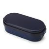 Miyoshi Seisakusho GEL-COOL Lunch Box with Integrated Ice Pack, Dome L, Berry Blue, 0101-0173