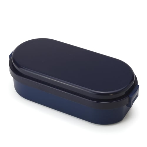 Miyoshi Seisakusho GEL-COOL Lunch Box with Integrated Ice Pack, Dome L, Berry Blue, 0101-0173