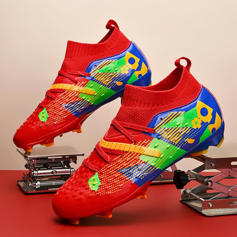 Football Shoes Student Training Shoes Boys Youth Turf Sports Competition Sneakers