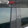 8Pcs Car Door Window Pillar Posts Trim Cover Stickers for Hyundai Santa FE 2007 2008 2009 2010 2011 2012
