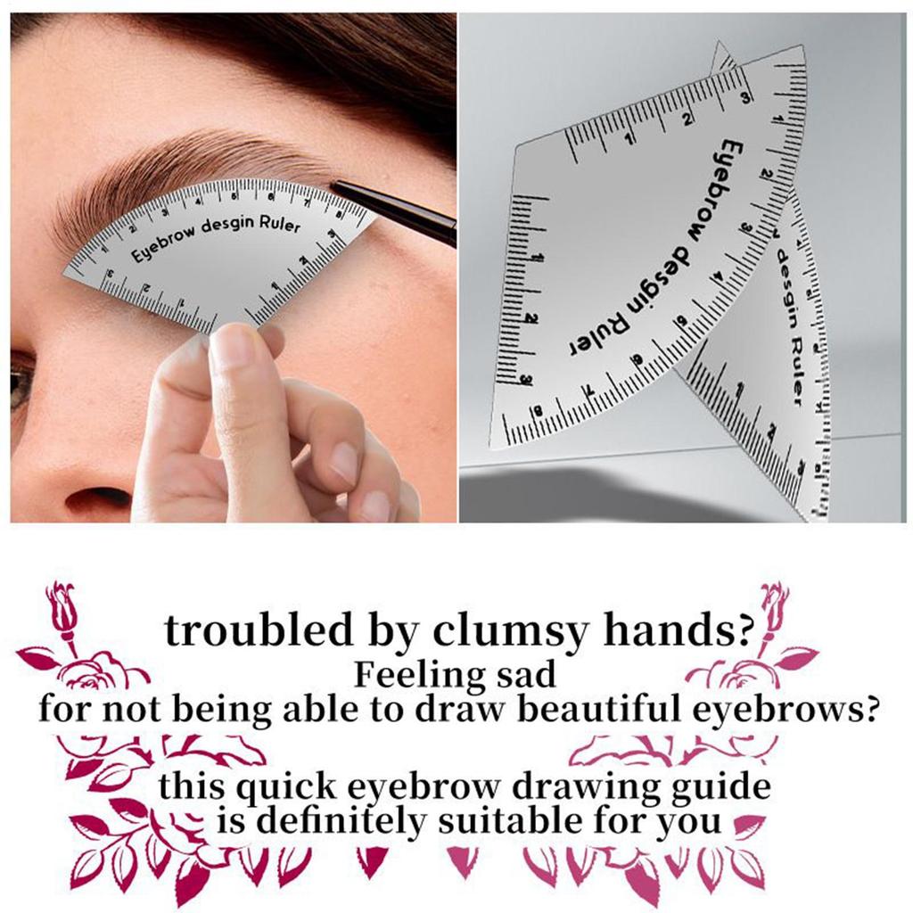 Eyebrow Ruler Fast Drawing Eyebrow Desgin Ruler Microblading Mapping Tool Shaping Permanent Makeup Drawing Guide Ruler Supplies