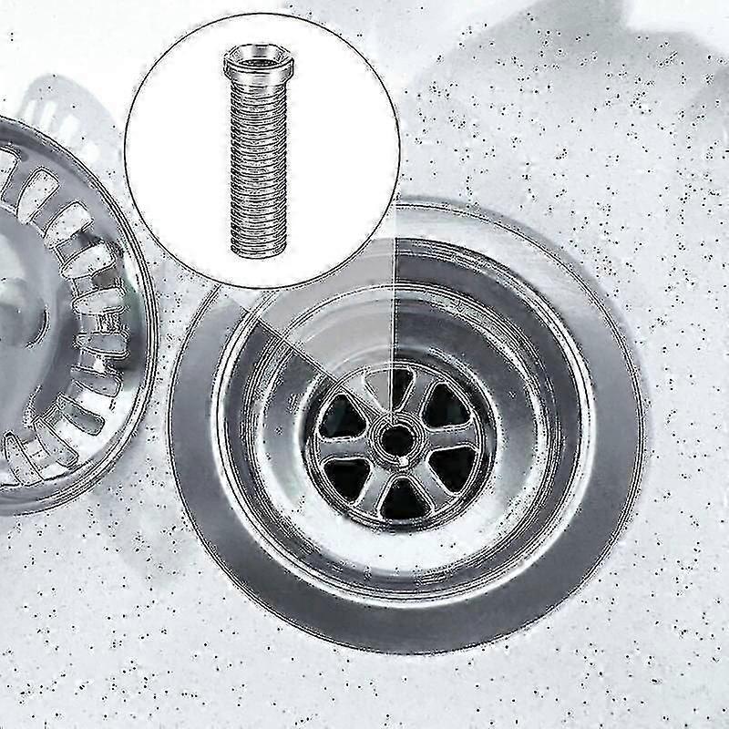 1 Spülkorbschrauben 70mm Edelstahl Abflussschrauben Befestigungszubehör Spülbeckenbolzenschrauben Spülkorb Siebstopfen Schrauben Für Küche Waschbecken -JA