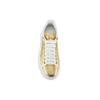Oversized Sneaker Low Top Skateboard Shoes Women's Gold White 676703W4RM18062