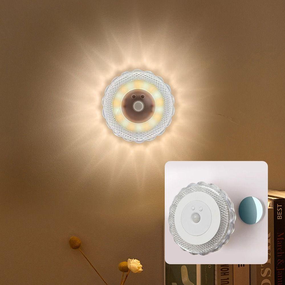 16-color Ambient Lights Smart Room Magnetic Cabinet Lights New Human Body Sensor Night Light
